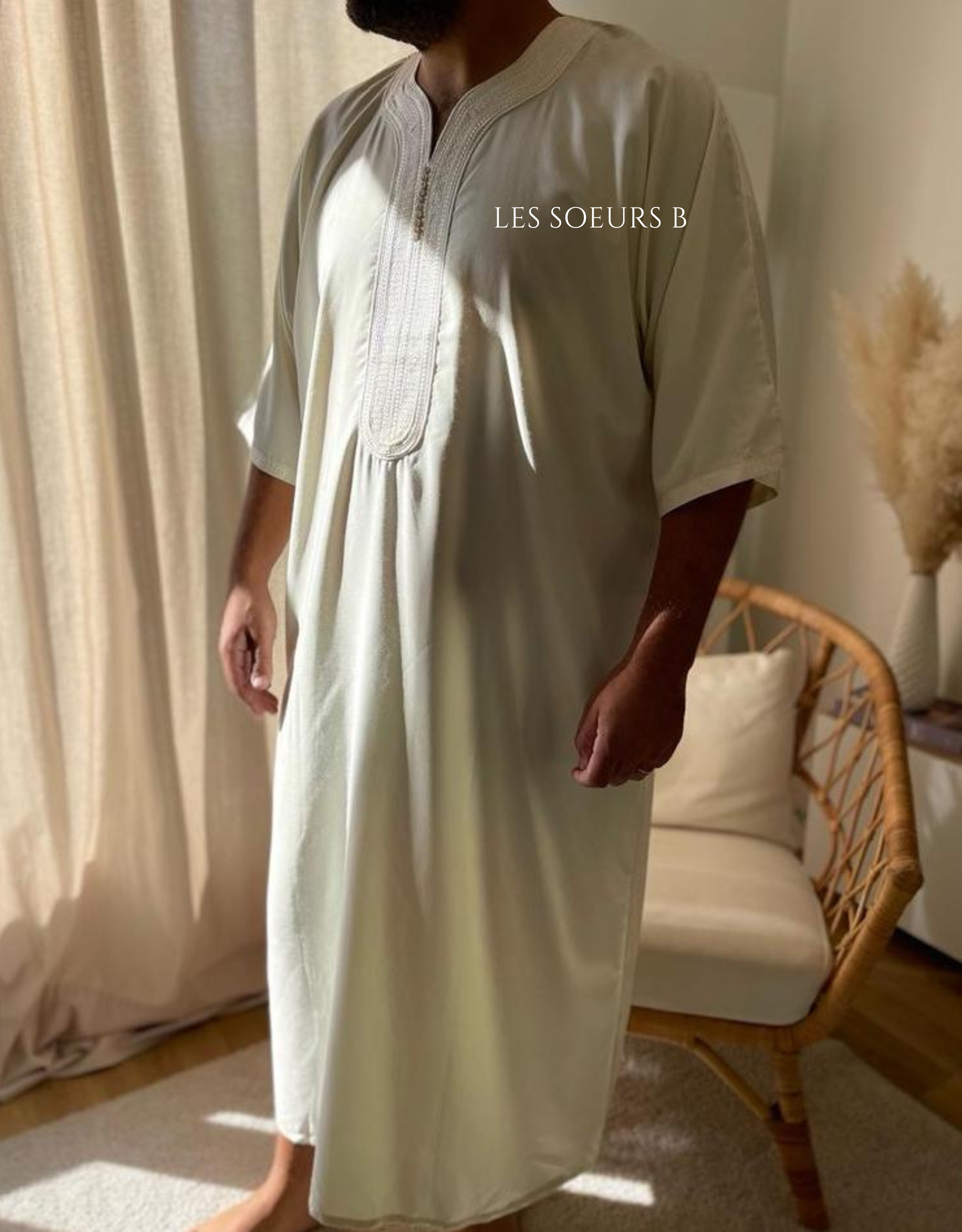 White men's abaya - Ref: 4003