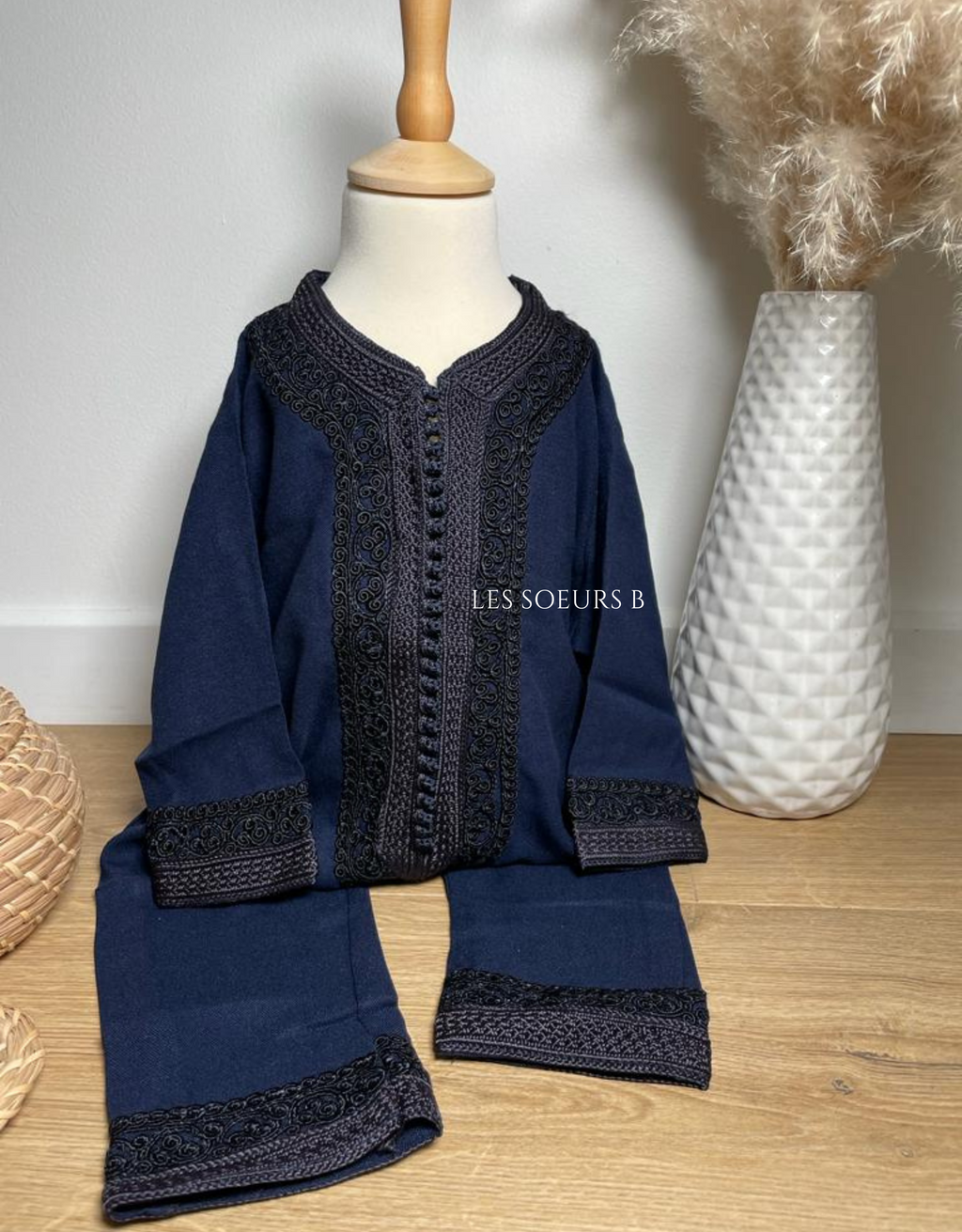 Navy blue and black onesie - Ref: 108