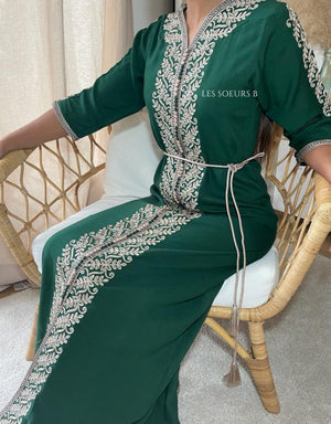 Caftan vert - Réf : 1003