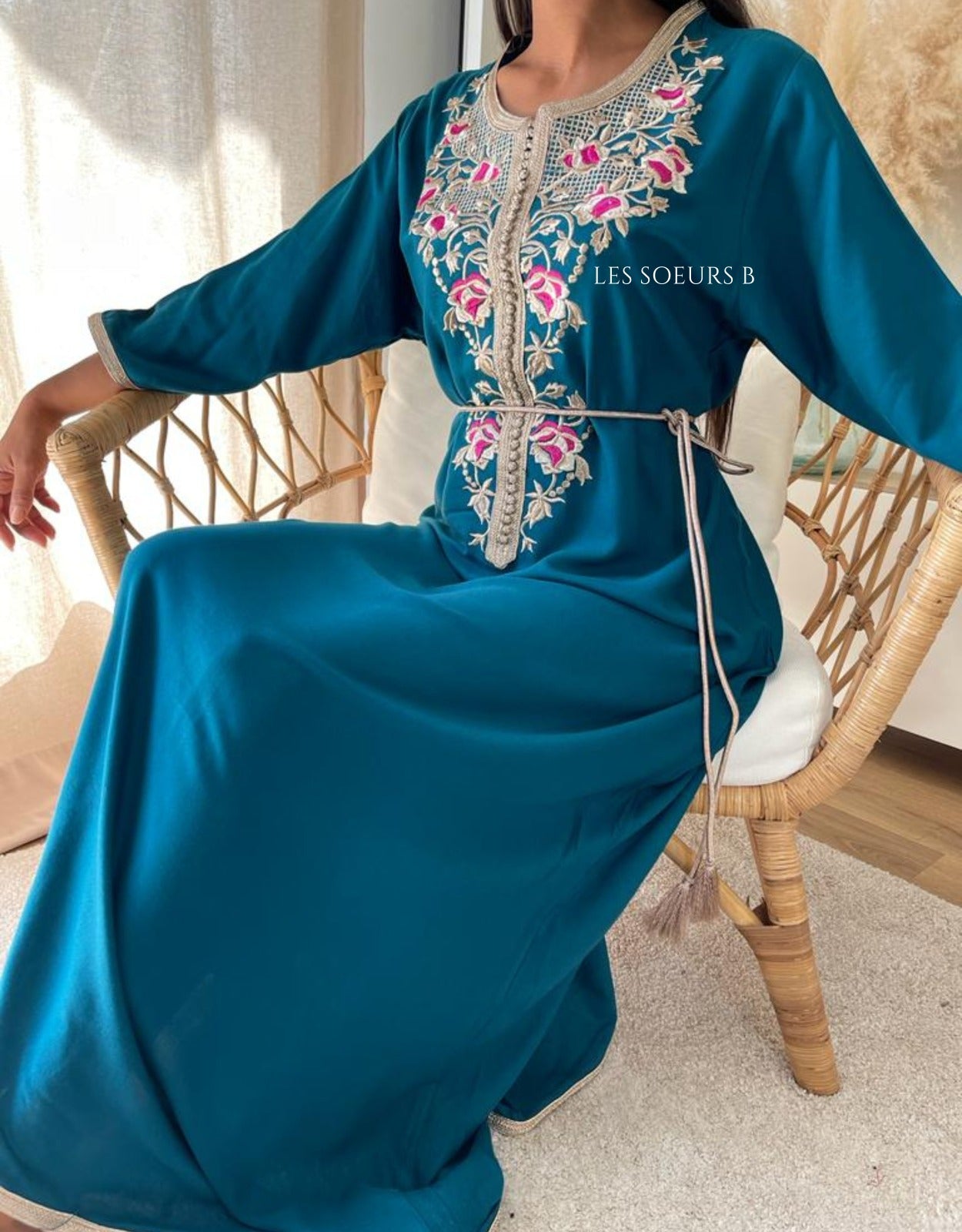 Caftan brodé - Réf : 1085