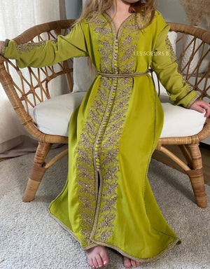 Caftan vert - Réf : 5021